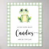 Kleine kikker - raad eens hoeveel snoepjes poster (Voorkant)