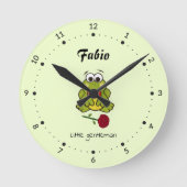 Kleine kikker ronde klok (Voorkant)