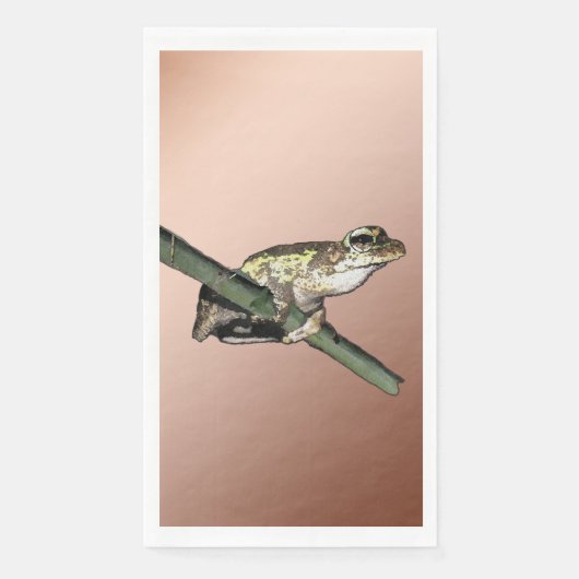 Kleine kikkerolie, schilder van de Guest Towel Nap Servet (Voorkant)