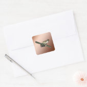 Kleine kikkerolie verf, stickers (Envelop)