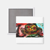 Kleine kikkerpaddenstoel magneet (Voorkant / Achterkant)