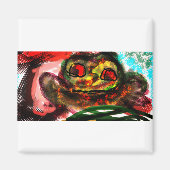 Kleine kikkerpaddenstoel magneet (Voorkant)