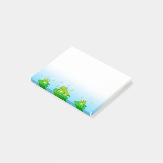 Kleine kikkers post-it® notes (Schuin)