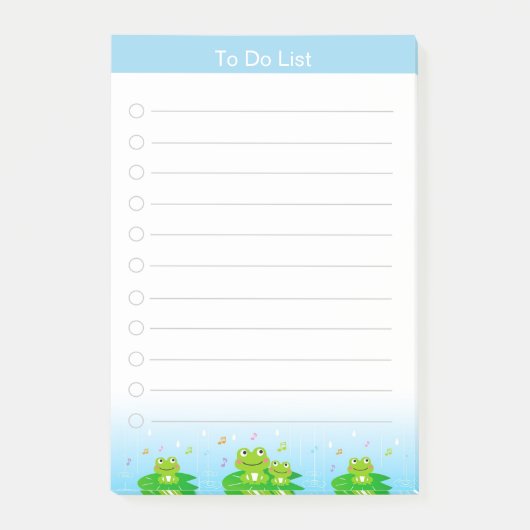 Kleine kikkertjes die je kunt aanbieden na het mak post-it® notes (Voorkant)