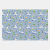 Kleine Kinder Boerderijen en dierentuin Inpakpapier Vel (Voorkant 2)