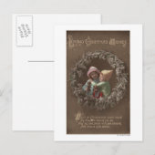 Kleine Kinder Embracing Briefkaart (Voorkant / Achterkant)