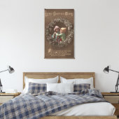 Kleine Kinder Embracing Canvas Afdruk (Insitu (Slaapkamer))