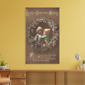 Kleine Kinder Embracing Canvas Afdruk (Insitu (Woonkamer))