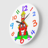 Kleine Kinder Kamerklok van Red School House Grote Klok (Hoek)