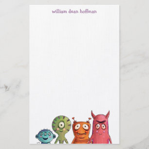 Kleine Kinder Monsters Briefpapier