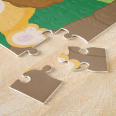 Kleine Kinder Safari-Oerwouden en voornaam Legpuzzel (Zijkant)