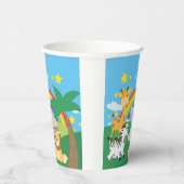 Kleine Kinder Safari-Oerwouden en voornaam Papieren Bekers (Rechts)