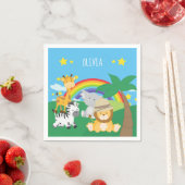 Kleine Kinder Safari-Oerwouden en voornaam Servet (Insitu)