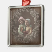 Kleine Kinderen in Armclasp Metalen Ornament (Links)