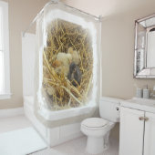 kleine kip douchegordijn (In situ)