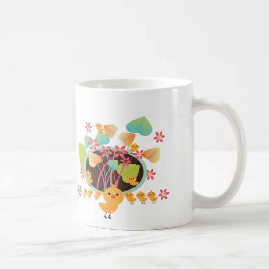 Kleine kip is leuk koffiemok (Rechts)