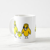 Kleine kip koffiemok (Voorkant links)