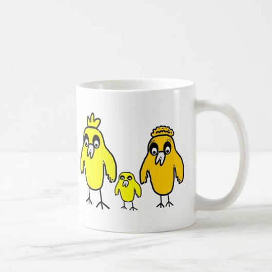Kleine kip koffiemok (Rechts)