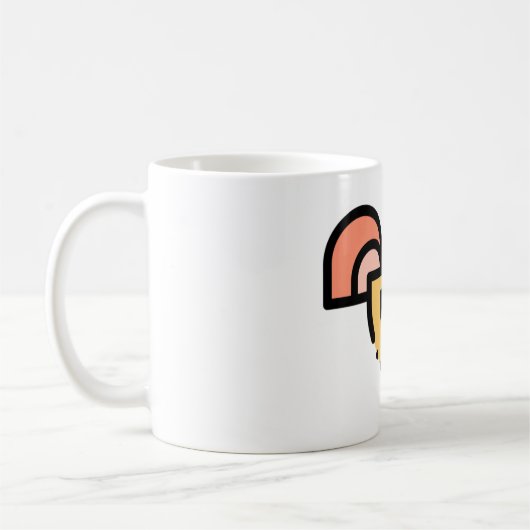 Kleine kip koffiemok (Links)