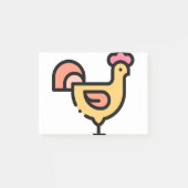 Kleine kip post-it® notes (Voorkant)