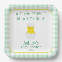 Kleine kip uit te komen geslachtsneutrale babyshow