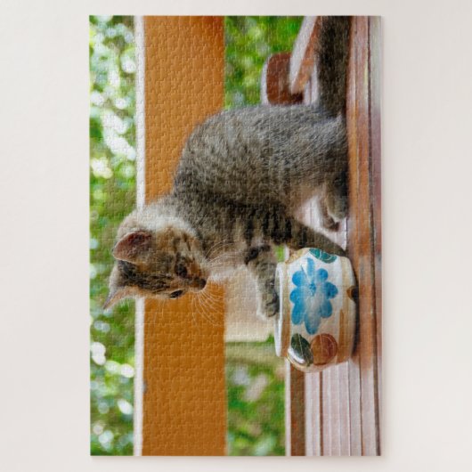 kleine kittenpuzzel legpuzzel (Verticaal)