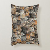 Kleine Kittens Parade Accent Kussen (Voorkant(Verticaal))