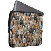 Kleine Kittens Parade Laptop Sleeve (Voorkant Rechts)