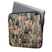 Kleine Kittens Parade Laptop Sleeve (Voorkant Links)