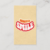 Kleine Klant Bedankt Zakelijke Visitekaart Visitekaartje (Voorkant)