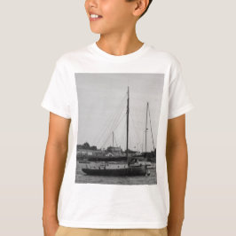 Kleine klassieke jacht t-shirt