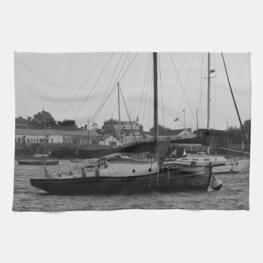Kleine Klassieke Jacht Theedoek (Horizontaal)