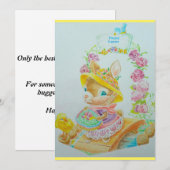 Kleine kleindochter Pasen wenskaart Bedankkaart (Voorkant / Achterkant)