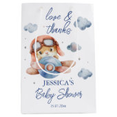 Kleine kleine baby shower piloot medium cadeauzakje (Voorkant)