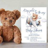Kleine kleine baby shower van een piloot