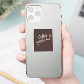 Kleine kleine Stickers- Coffee Sticker (Telefoon)