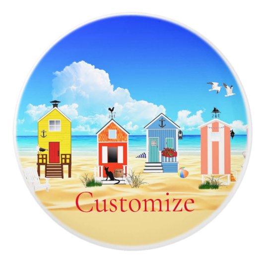 Kleine kleine winkeltjes Thunder_Cove Keramische Knop (Voorkant)