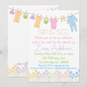 Kleine kleren nippen en zien kaart (Voorkant / Achterkant)