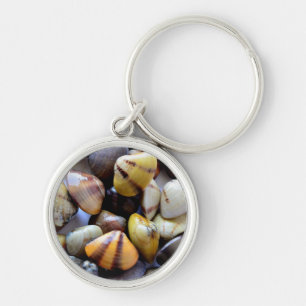 Kleine kleurige kledingschalen sleutelhanger