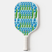 Kleine, kleurrijke handpalm pickleball paddle (Achterkant)