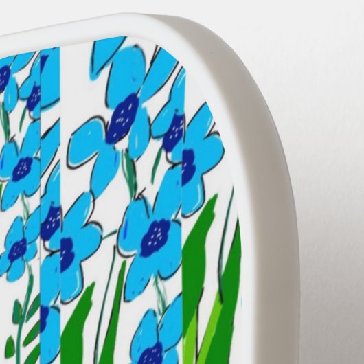 Kleine, kleurrijke handpalm pickleball paddle (Links Detail)