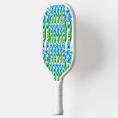 Kleine, kleurrijke handpalm pickleball paddle (Links)