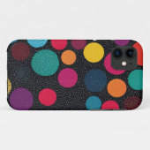 Kleine kleurrijke stippen iPhone / iPad hoesje (Achterkant (horizontaal))