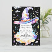Kleine Kleurrijke Wizard Pet Baby shower Kaart (Staand voorkant)