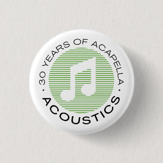 KLEINE knop - 30 jaar Acapella + Alfred! Ronde Button 3,2 Cm