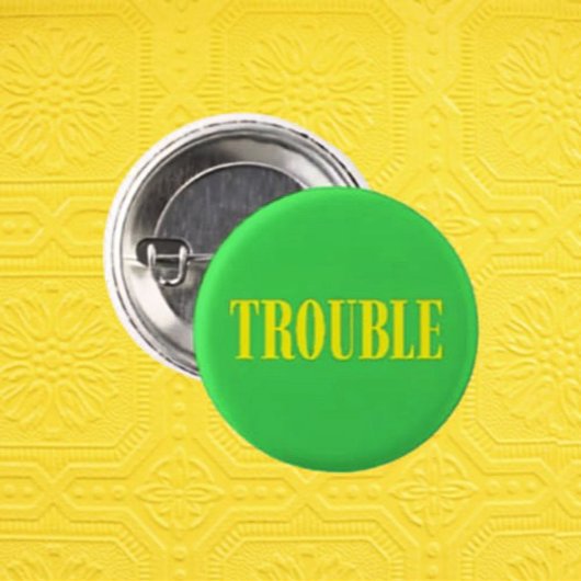 Kleine knop, GROOT PROBLEEM Ronde Button 3,2 Cm