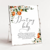 Kleine knul Zeg geen baby shower game Poster