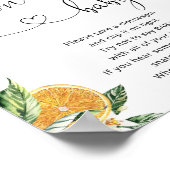 Kleine knul Zeg geen baby shower spel Poster (Hoek)