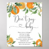 Kleine knul Zeg geen baby shower spel Poster (Voorkant)