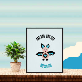 Kleine knuppel jongen perfect poster